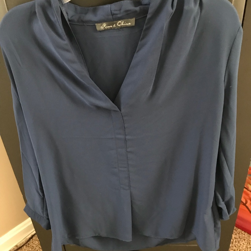 NAVY BLUE DRESS SHIRT